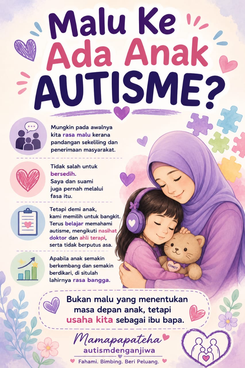 Malu ada anak autisme?