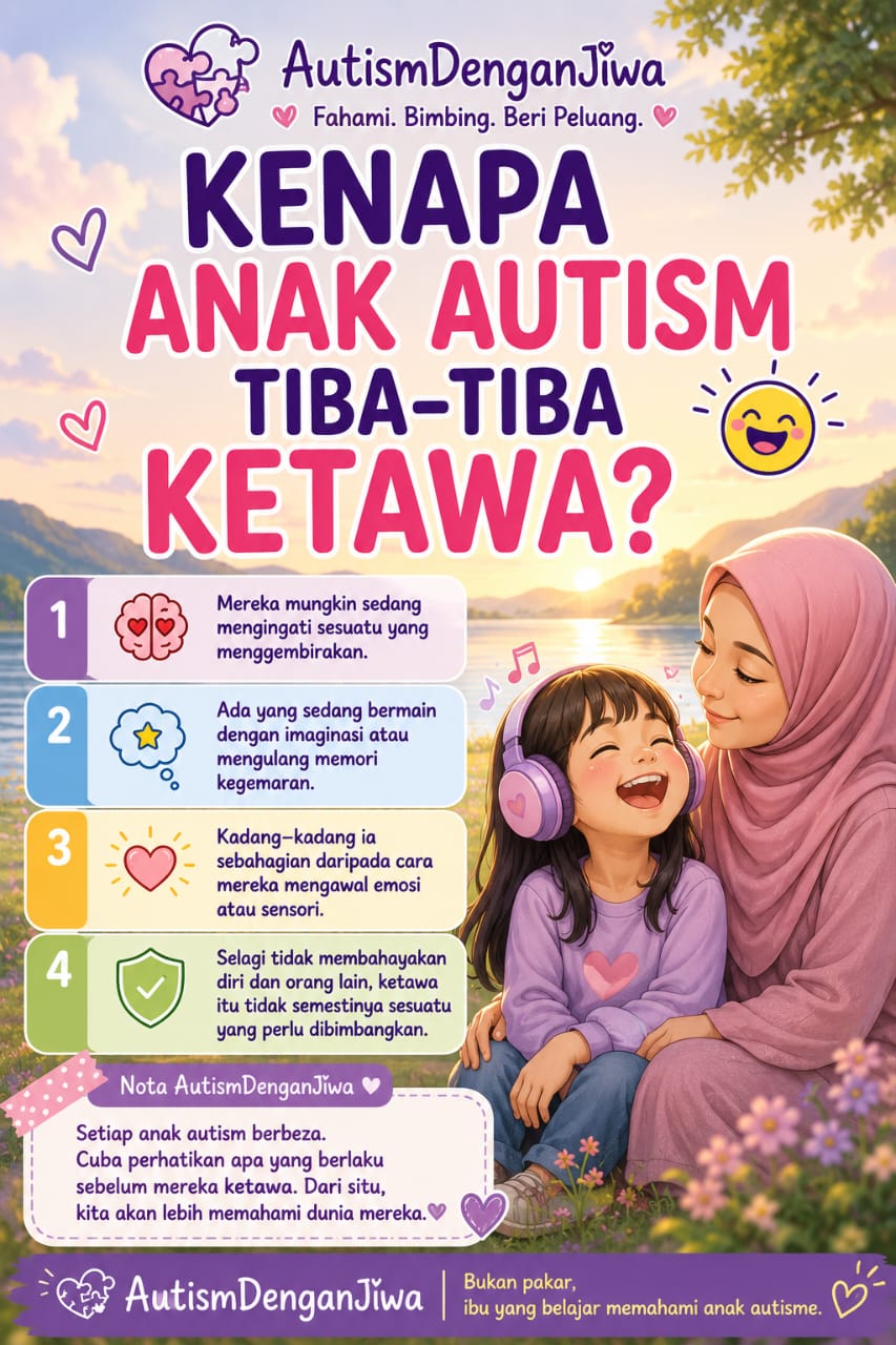 Kenapa tiba-tiba ketawa?